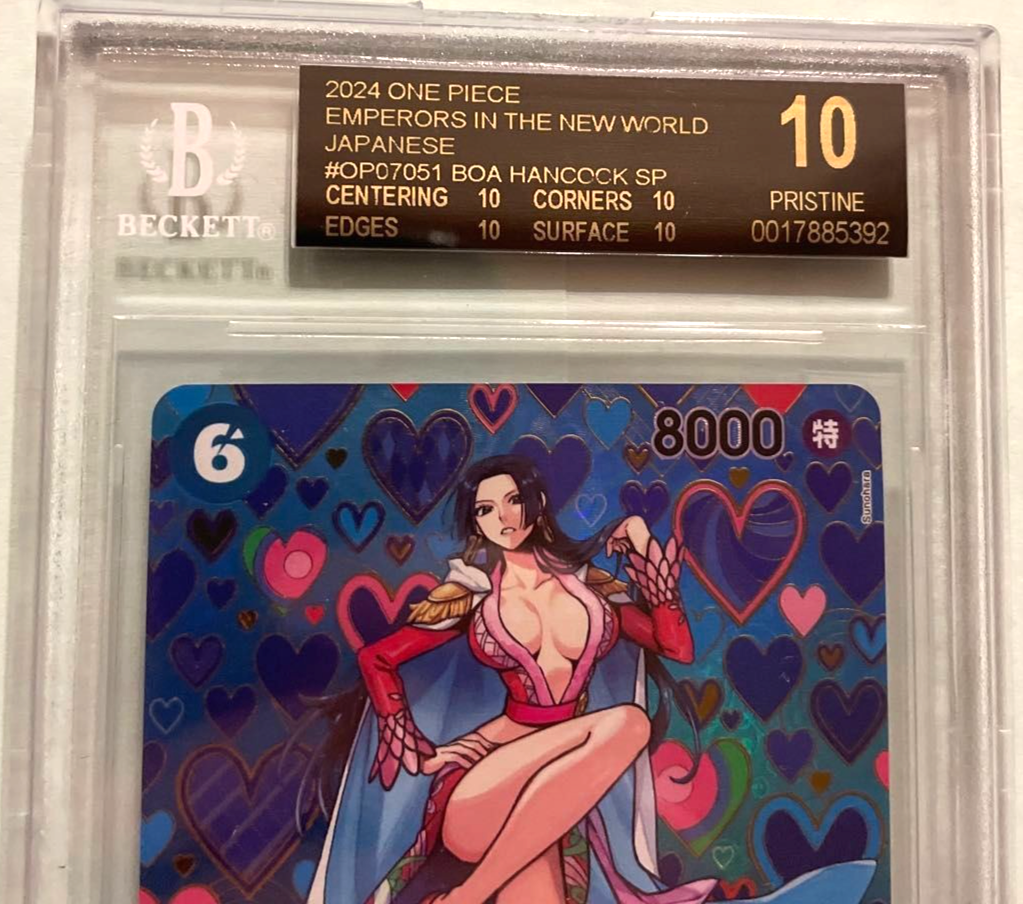One Piece Boa Hancock SP OP07-051 BGS10 Black Label New Emperors