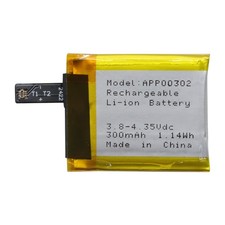 300mAh APP00302 Replacement Battery for Movado Connect 2.0 40mm Smart Watch