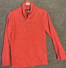 Old Navy Sweater Boys Size XL 14-16 Red Long Sleeve Cowl Neck Shawl