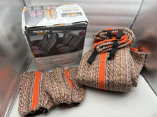 Fremont Auto Baja Inca Saddle Blanket Seat Cover - Orange Bench Wheadrest Cover