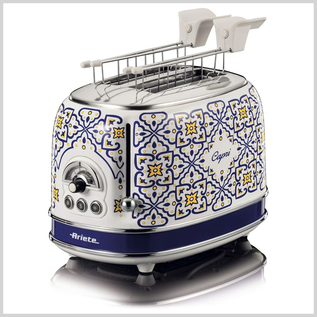 TOSTAPANE 2 FETTE CAPRI CON PINZE 810 W FUNZIONE DEFROST ESPULSIONE AUTOMATICA