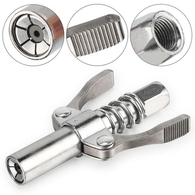 #ad #ad High Pressure Grease Gun Coupler Quick Release Lock Oil Nozzle $5.93