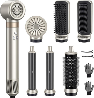 6-In-1 Hot Air Styler & Blow Dryer Brush, Ionic Hair Dryer Volumizer, Multi-Func