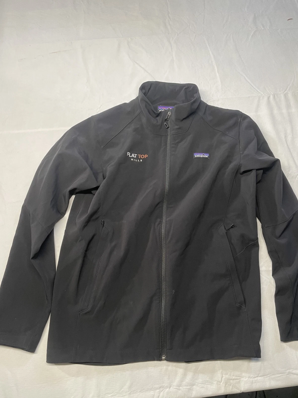 patagonia flat top hills L Mens black jacket
