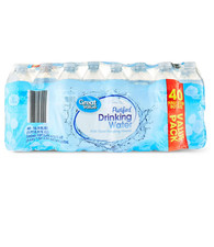 Great Value Purified Drinking Water, 16.9 Fl. Oz., 40 Count