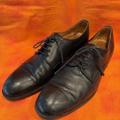 David Hamilton Men's Lace Up Black Dress Shoes Size 45 Vero Cuoio