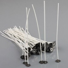 30 for stk. Kerze Dochte 30x Kits Set Baumwolle Vorgewachst Mit Trägern 10cm 4
