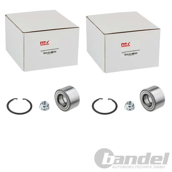 2X NTY RADLAGER-SATZ Vorne Passend FÜR Lexus RX Toyota Aurion Avalon Avensis-image
