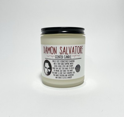 Damon Salvatore Vampire Diaries Scented Candle - NEW