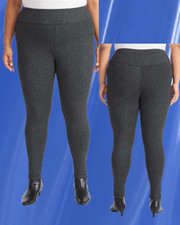 LOT of 2 Terra  Sky Women Plus 4X 28W-30W High Waist Ankle Length Leggings 27"