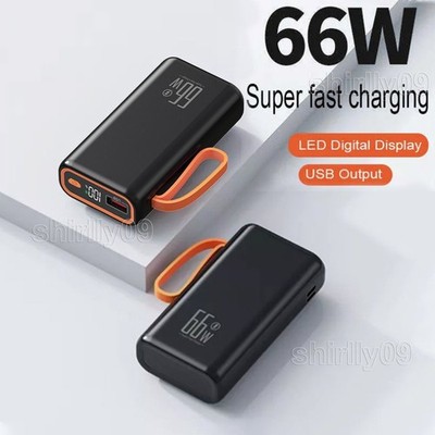 Power Bank 30000mAh Tragbar Schnellladegerät Externer Batterie Ladegerät Handy