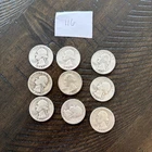Set 9 Silver Quarters 90% Silver  1942-1941 lot  #116
