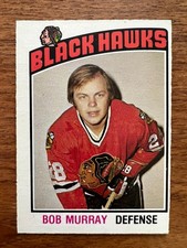 Bob Murray ROOKIE CARD 1976-77 O-Pee-Chee Hockey #309 RC. rookie card picture