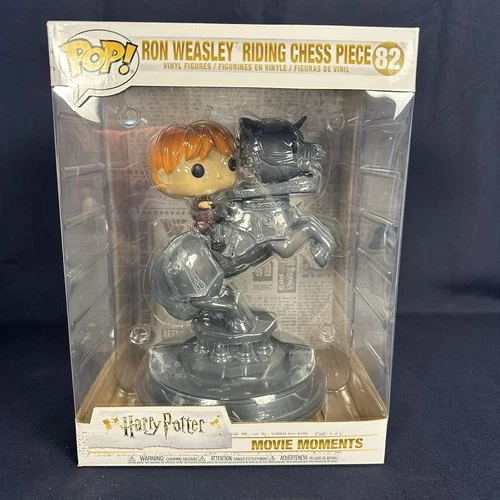 Funko Pop! Movie Moments: Harry Potter - Ron Weasley Riding Chess Piece #82