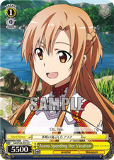 ASUNA SPENDING HER VACATION Weiss Schwarz Card SAO/S26-E015 C