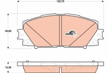 Bremsbeläge für Toyota Corolla Limo E21 Prius W3 W5 PHV W52 ab 08->