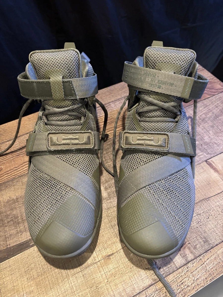 Nike LeBron Soldier 9 PRM Olive for Sale | Authenticity  display picture 1