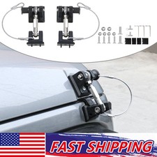 Aluminum Front Hood Latch Hood Lock Catch Locking For Jeep Wrangler Jk 2007-2017