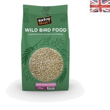 20kg Sunflower Hearts Birdseed - Nutritional Flakes for Healthier Birds 2.85 per kilo