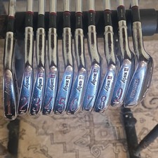 Ben Hogan Apex II RH Iron Set 1-9 Equalizer Stiff Steel Shafts Silver