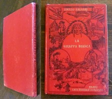 Salgari - LA GIRAFFA BIANCA - Ed. Sonzogno, 1928 - ill. G.G. BRUNO - RARO*