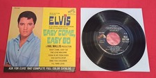 Elvis 45  - EPA 4387  Easy Come Easy Go ... R...