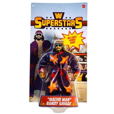 WWE Superstars Macho Man Randy Savage Series 5 Figure Fabric Robe UNPUNCHED NEW