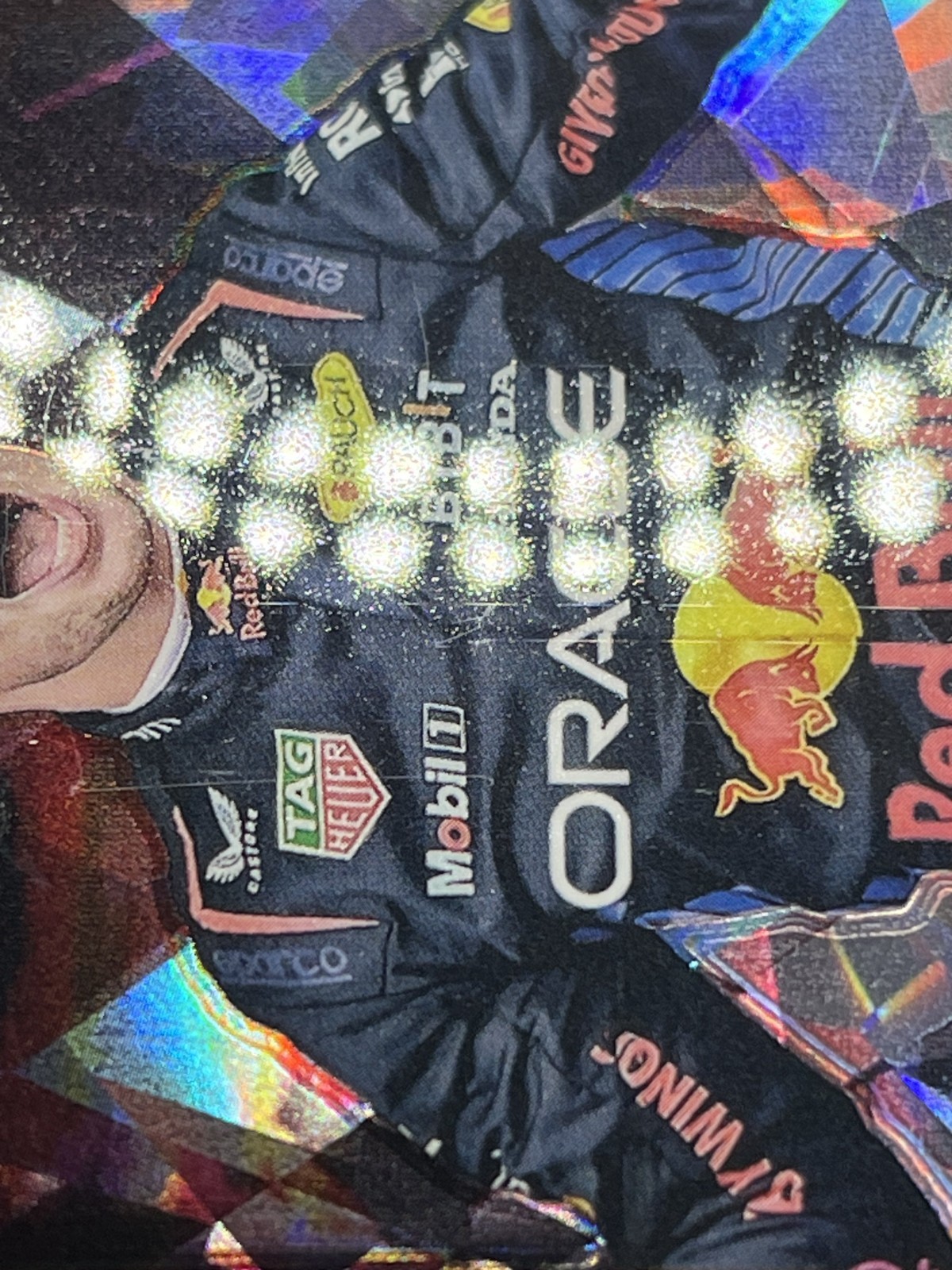 2025 Topps Chrome Sapphire F1 Max Verstappen Brazil GP Winner Black 01/10 #113 view 6