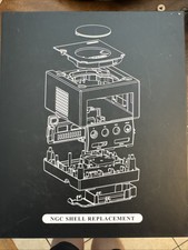 Blue Transparent Replacement Shell for Nintendo GameCube Console   