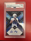 2023 Wild Card Auto Mania Tri-Stardust-Platinum Drake Maye /3 PSA 9