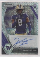 2021 Panini Prizm Draft Picks Mojo 2/25 Keith Taylor #DPA-KET Auto 9r9