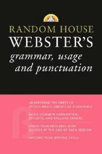 Random House Webster's Grammar, Usage, and Punctuation - Paperback - VERY GOOD