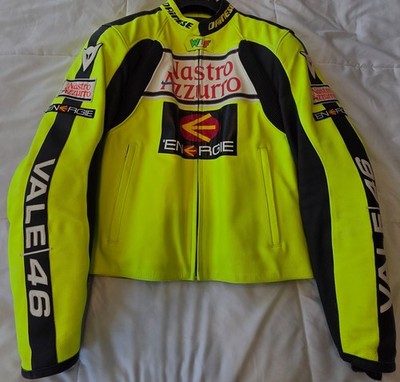 LIMITED EDITION DAINESE VALENTINO ROSSI LEATHER JACKET - SIGNED BY