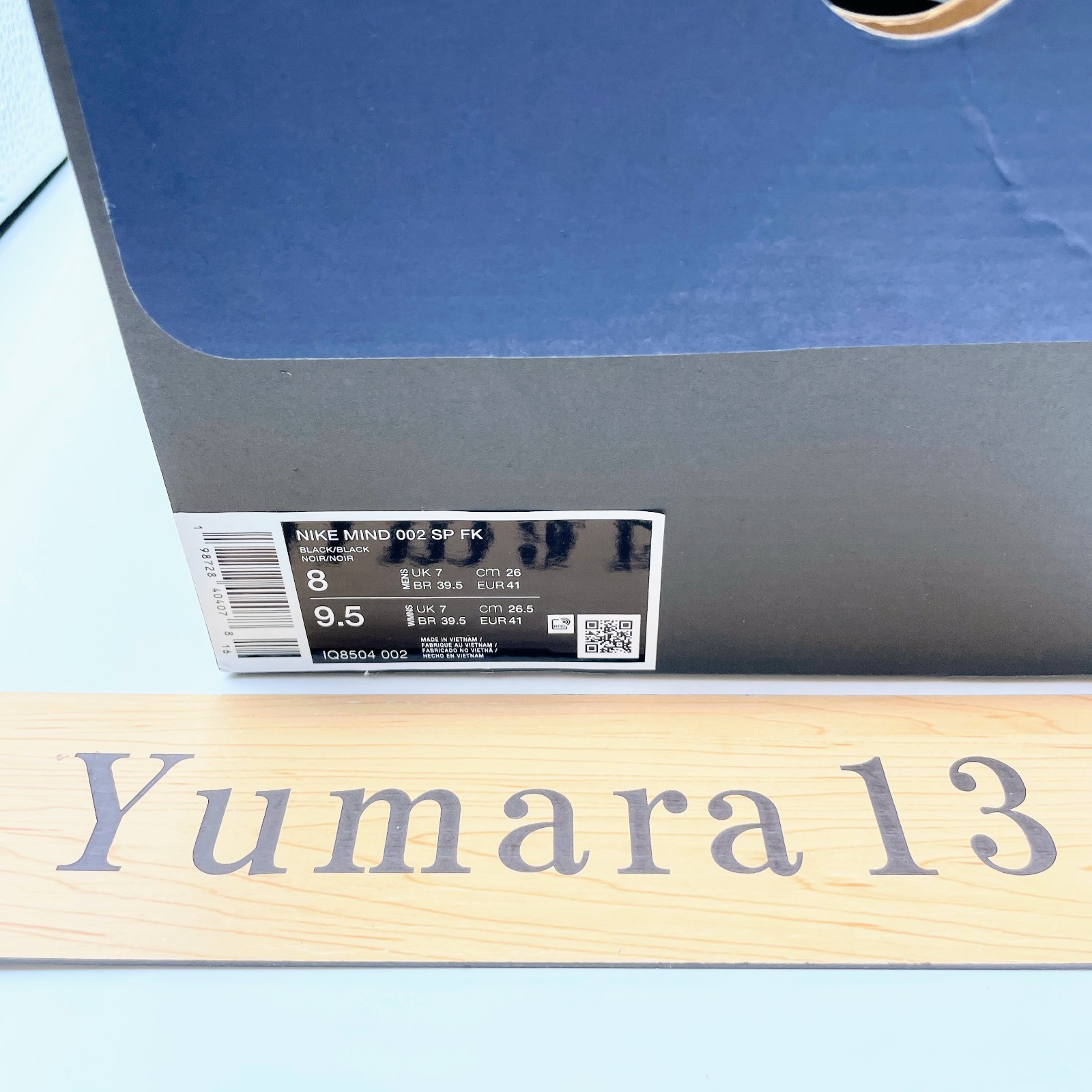 fragment design × Nike Mind 002 Flyknit Black IQ8504-002 Men's Size image 7