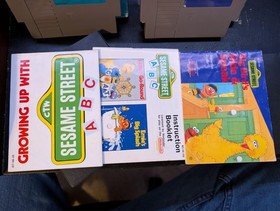 Sesame Street ABC & Big Bird Hide & Speak Nintendo NES Complete in Box w Manuals