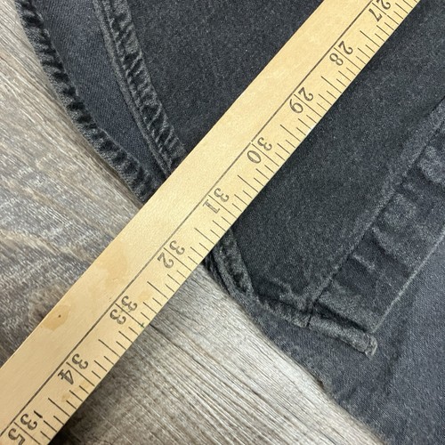 Vintage Levis Shirt Large Black Faded Distressed Long Sleeve Button Up 90s - Picture 8 of 12
