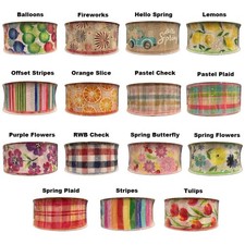 Member's Mark Premium Spring Theme Wire Edge Ribbon, 2.5" Wide x 50 Yards