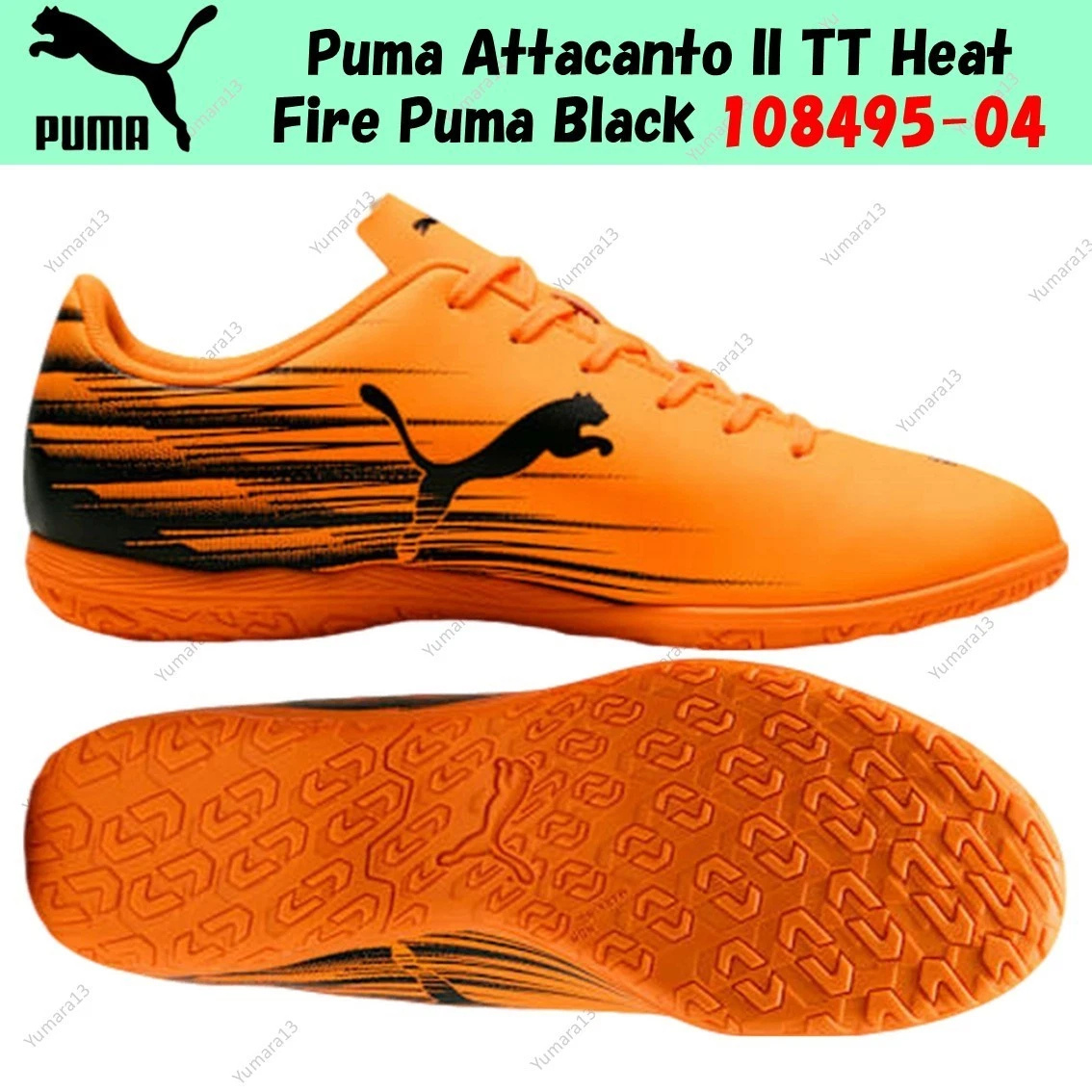 Puma Attacanto II TT Heat Fire Puma nero 108495 04 taglia uomo