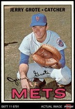 1967 Topps #413 Jerry Grote Mets 7 - NM