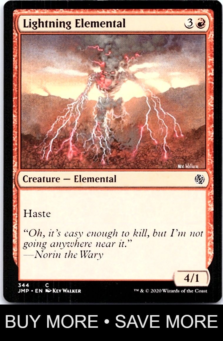 Lightning Elemental LP Jumpstart MTG