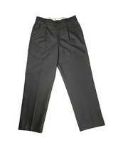 1950s Black  Red Drop Loop Slacks Size 33