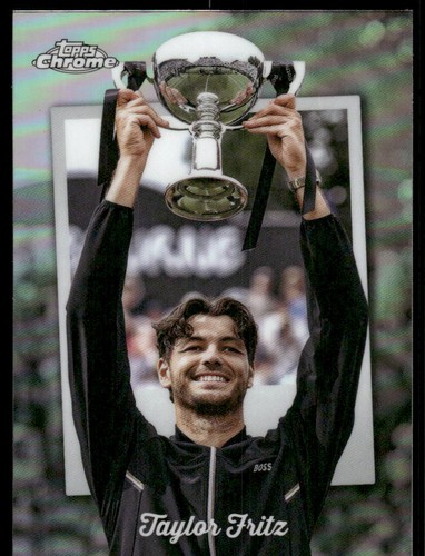 2025 Topps Chrome Captured Taylor Fritz #CTD-22 card