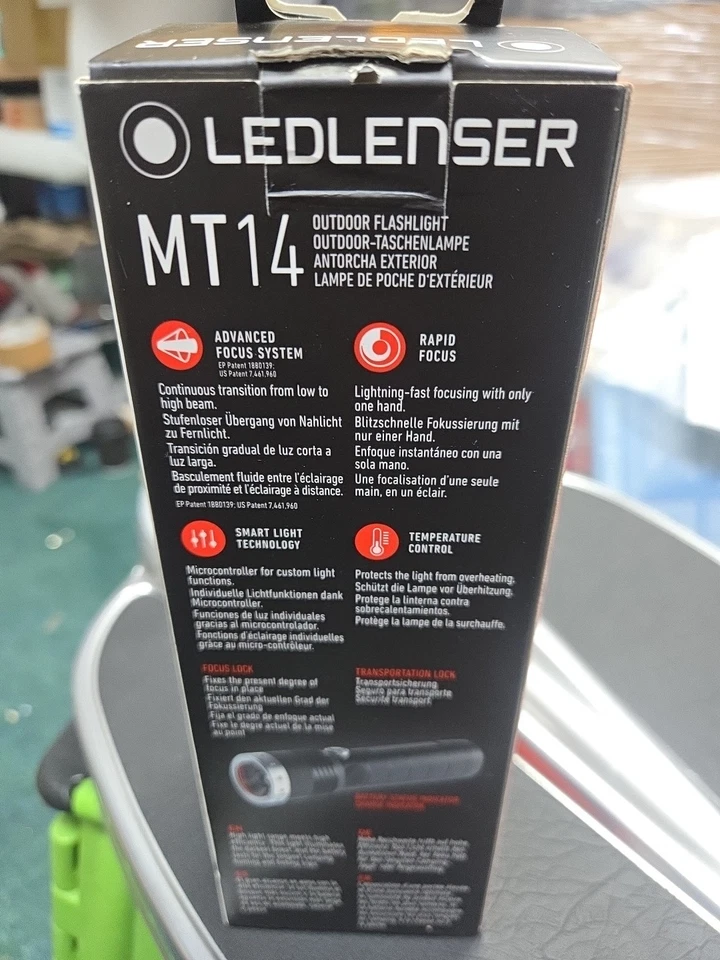 Ledlenser MT14 Rechargeable Torch, 1000 Lumens, Outdoor Sport and Adventure - Image 4 of 4