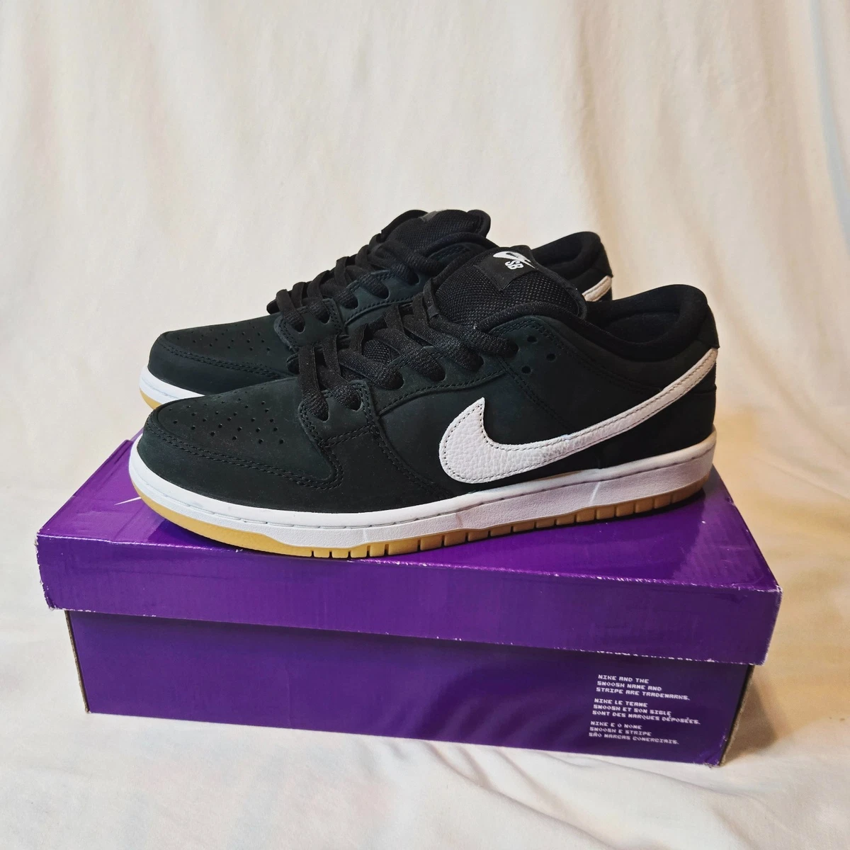 Nike SB Dunk Low Pro Black for Sale - Authenticity Guaranteed - eBay