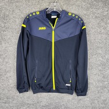 JAKO Track Jacket Kids 11-12Y Navy Blue Full Zip Soccer Training Activewear