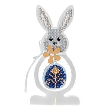 DIY Bead Embroidery Kit Plastic Base Spring Bunny unique gift