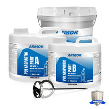 Polyaspartic Floor Coating - 2 Part Industrial Protective Fast Cure - Strong Coa
