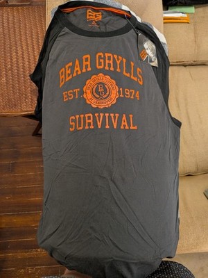 Craghoppers Bear Grylls Survival T-Shirt Activewear Raglan XXL
