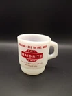 Vintage Anchor Hocking MCM  Maid-Rite Milk Glass Stacking Cup or Mug