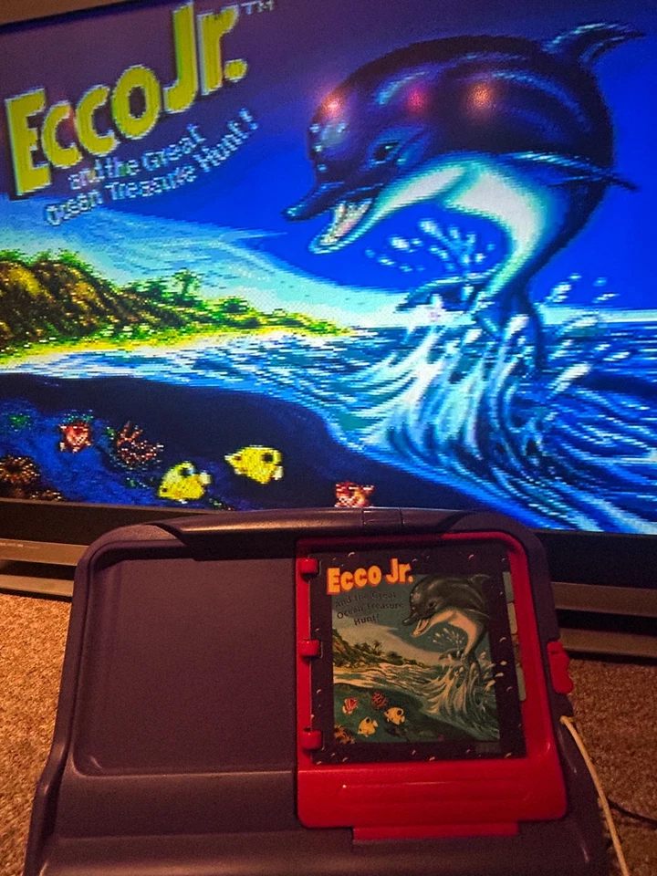 Sega Pico Ecco Jr and the Great Ocean Treasure Hunt Game Only TESTED WORKING - Image 3 of 3